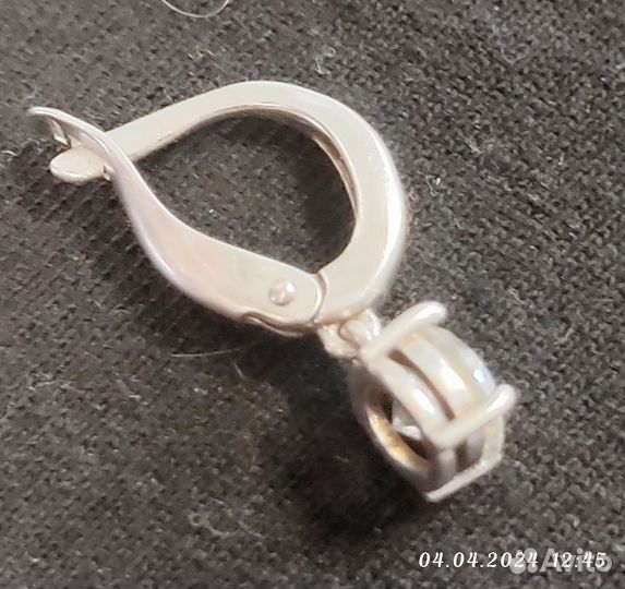 Серьги серебро