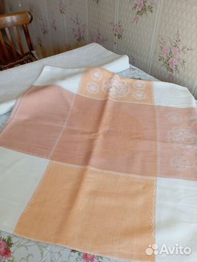 Скатерть льняная СССР