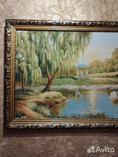 Картина в раме гобелен