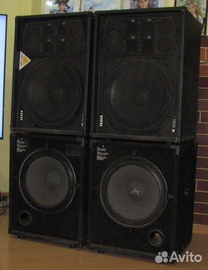 Колонки F.Audio 2160-4320W Сабвуферы C-Mark 4ш 15