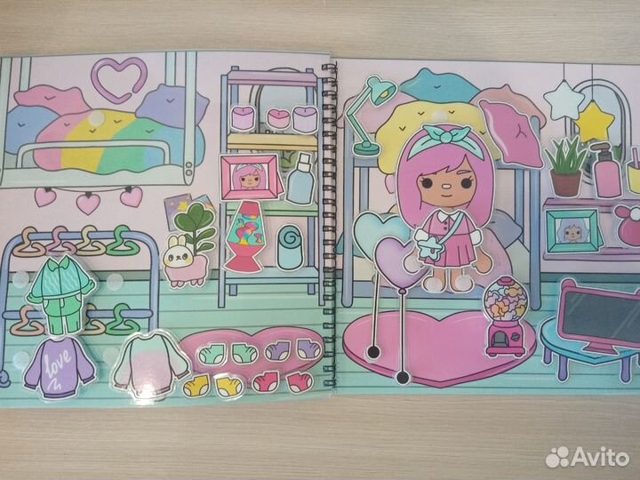 Книга на липучках 