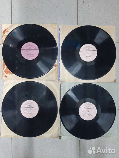 Пластинки на Граммофон и патефон 78 об