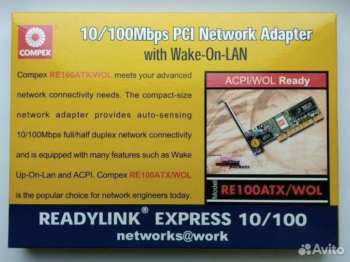 Сетевая карта Compex RE100ATX/WOL