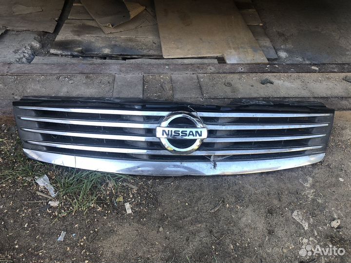 Бампер и решетка радиатора ниссан теана