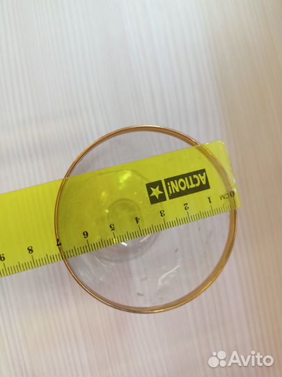 Стаканы и фужер СССР, стекло, позолота. Добор