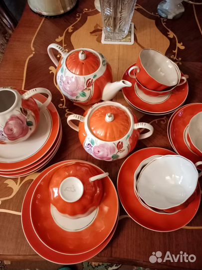 Сервиз дулево.Чайный.Раретет. СССР