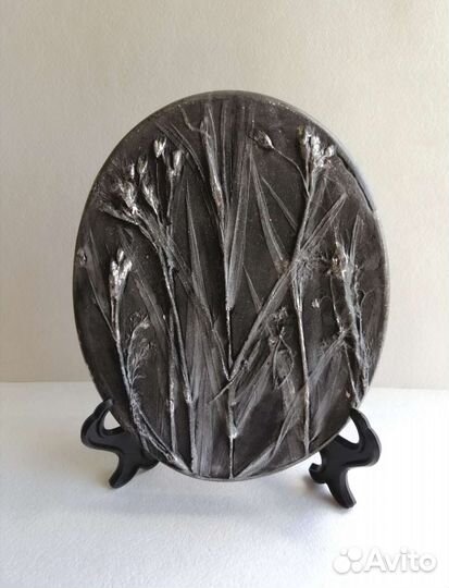 Панно ботанический барельеф