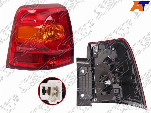 Фонарь задний toyota land cruiser