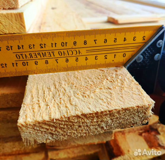 Пиленая доска 50х100х6000мм, сосна, от производите