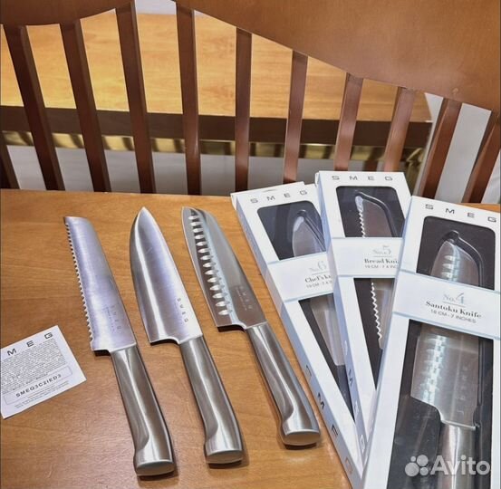 Набор кухонных ножей Smeg