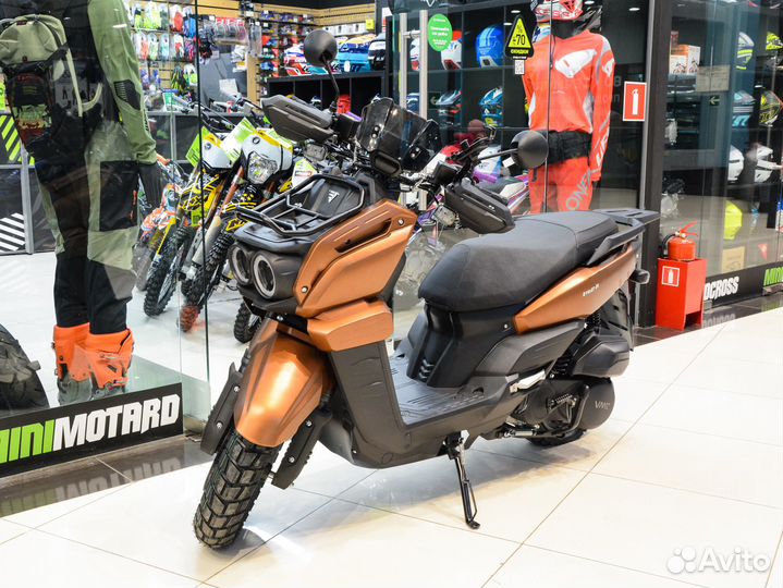 Скутер Vento Smart 3 49cc Blue\Black\Brown