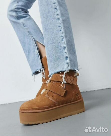 Ugg Neumel Platform Buckle Chestnut
