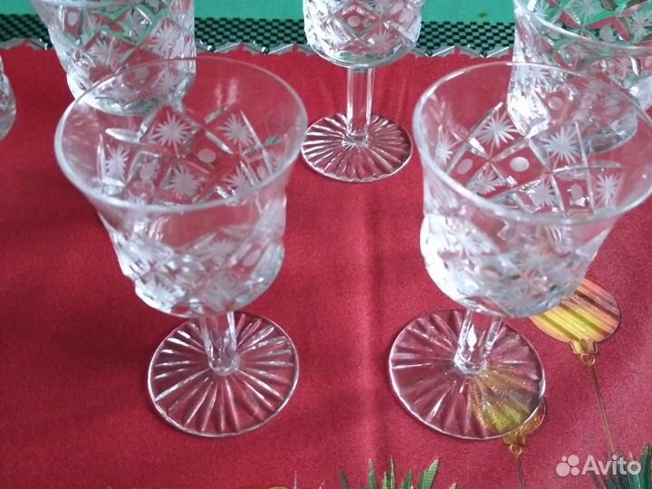 Штофы и графины СССР хрусталь