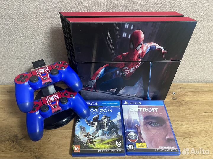 Приставка PlayStation PS4 Fat + 2 игры