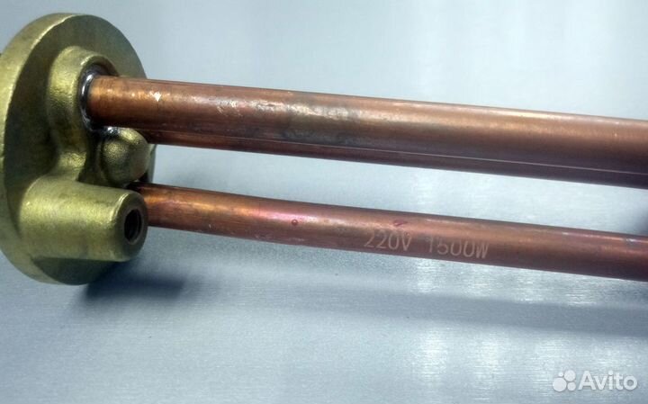 Тэн водонагревателя 1500W 220V RCF TW PA 48мм анод