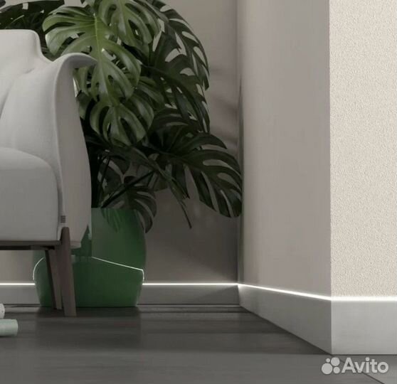 Плинтус скрытого монтажа