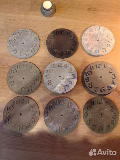 Основа под часы из бетона