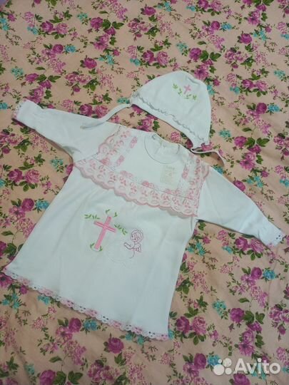 Крестильный набор для девочки 24 размер