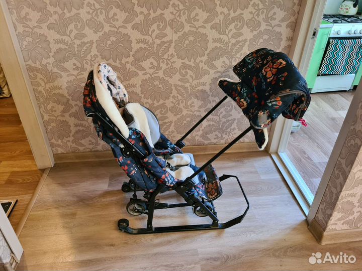 Коляска санки