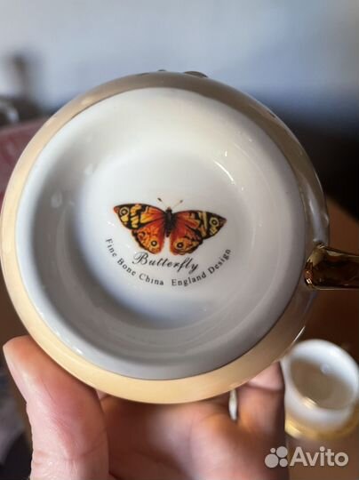 Чайная пара костяной фарфор