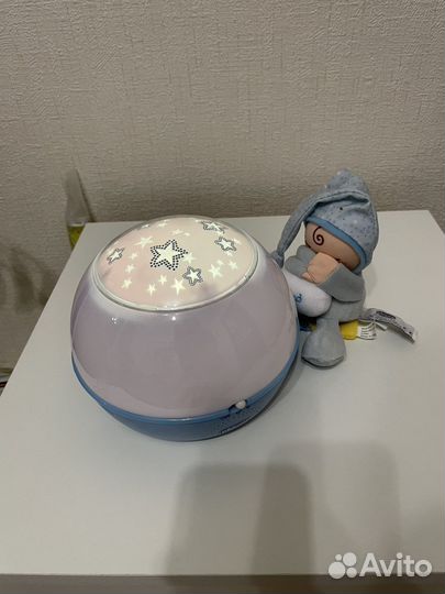 Ночник проектор Chicco «Первые грезы» голубой