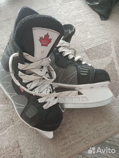 Коньки хоккейные детские