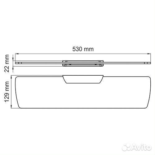 Полка wasserkraft Glan K-5124