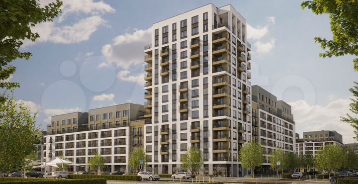 2-к. квартира, 72,7 м², 6/15 эт.