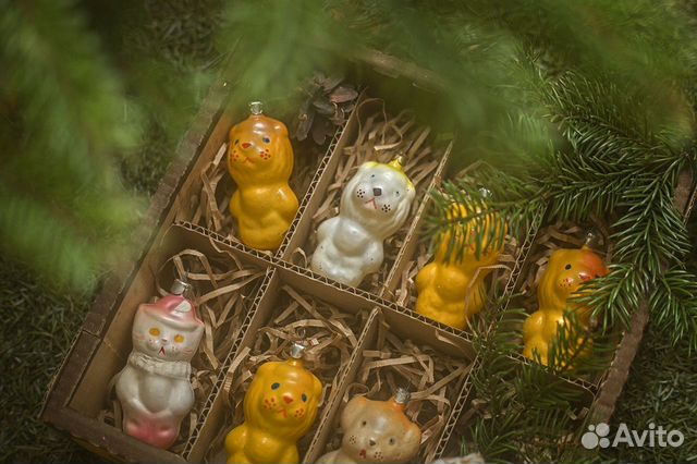 Игрушки ёлочные. Много. Разные