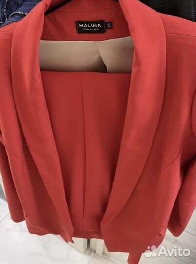 Красный костюм Malina fashion