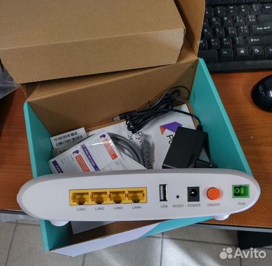 Роутер IskraTel (Ростелеком) RT-GM2-9 с оптикой