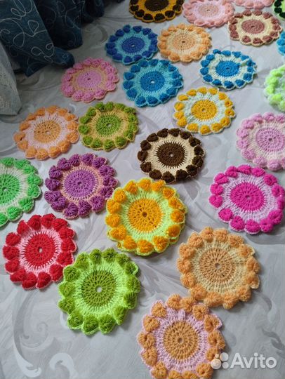 Салфетки вязаные крючком