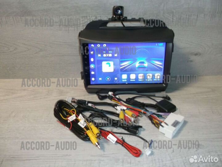Магнитола 2DIN Kia Sportage Android с камерой GPS