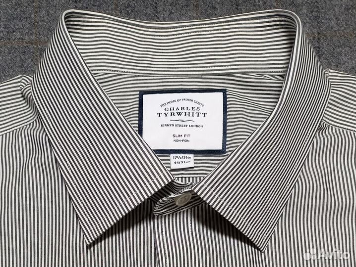 Рубашка Charles Tyrwhitt, Slim, вор. 44 (17,5), XL