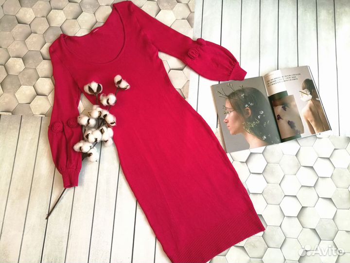 Вечернее платье 42 44 фуксия