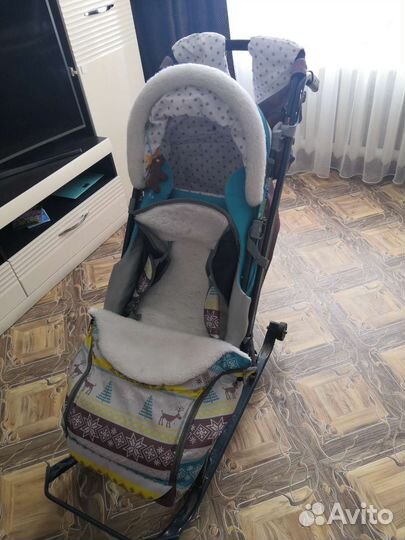 Санки-коляска Nika Ника детям 7-3