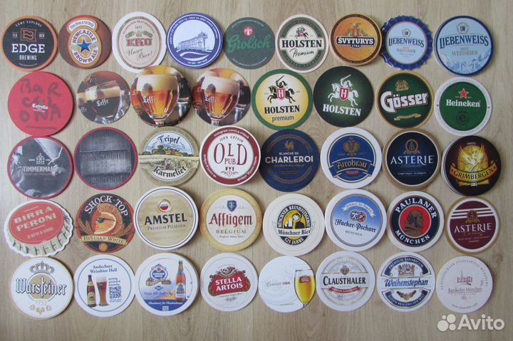 Бирдекели Костеры, Крышки, этикетки пиво