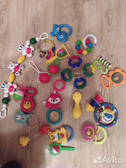 Игрушки погремушки пакетом