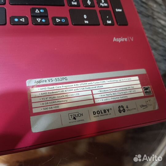 Ноутбук Acer Aspire V5-552PG