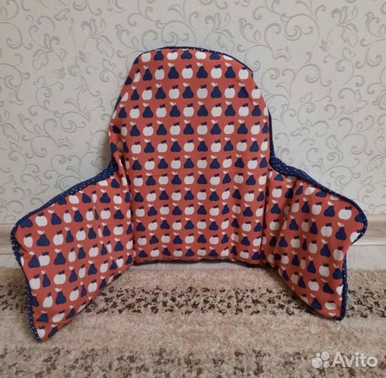 Подушка с чехлом на стульчик IKEA