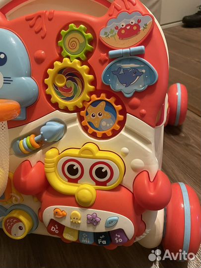 Каталка ходунки+столик babyGo 2в1