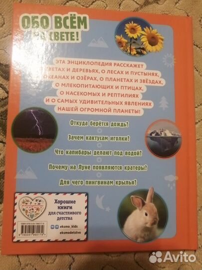 Детская книга Обо всём на свете для маленьких