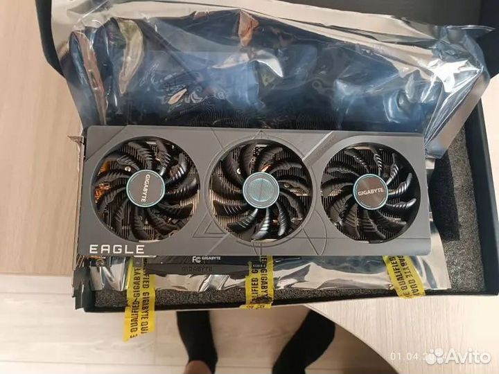 Видеокарта Gigabyte 4060ti Eagle OC ICE 8gb Новая