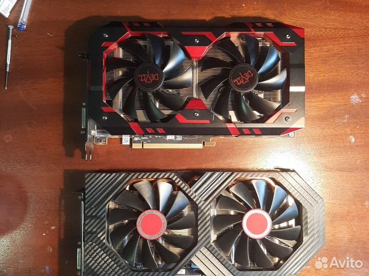 Видеокарта rx580 8gb xfx red devil