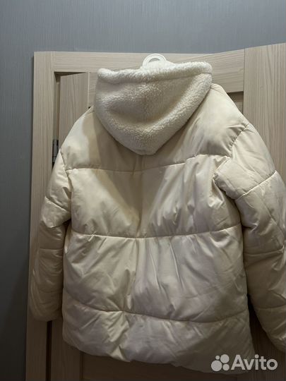 Куртка зимняя с флисовым капюшоном