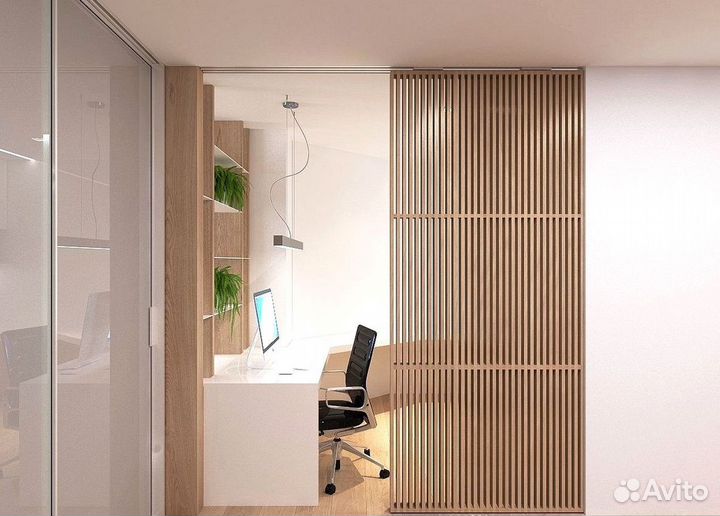 Сдвижные двери, перегородки