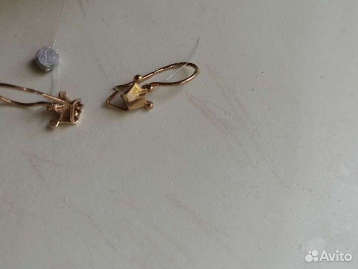 Золотые серьги детские