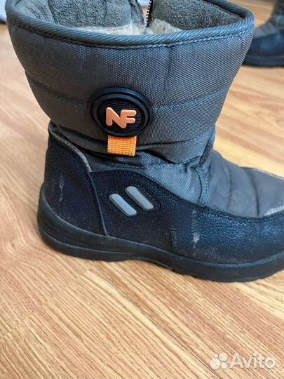 Дутики детские для мальчика 33 размер