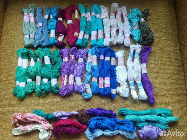 Вышивка нитки мулине СССР