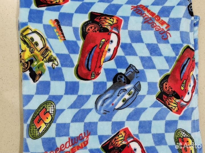 Детский мягкий плед Тачки